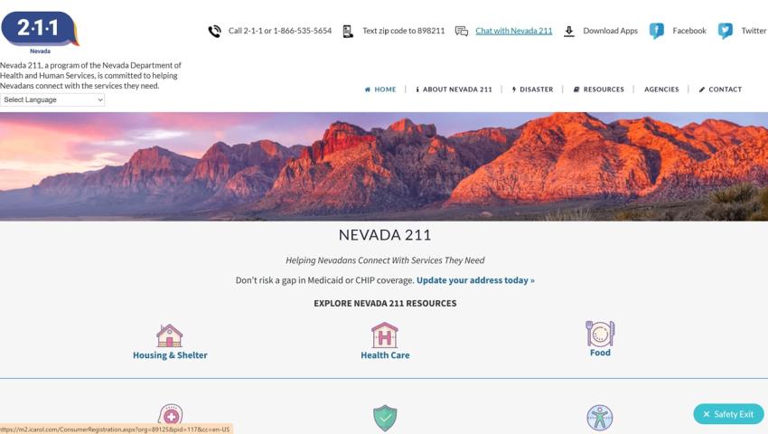 Nevada 211 – Connecting Nevadans with Essential Services